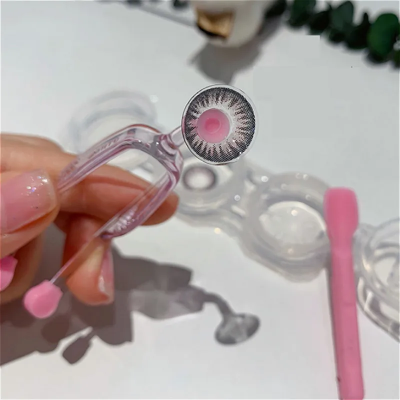 Mill Creek Contact Lens Remover Tool Convenient Soft Tweezers Suction Stick For Special Clamps Wearing Tools Accessories Set