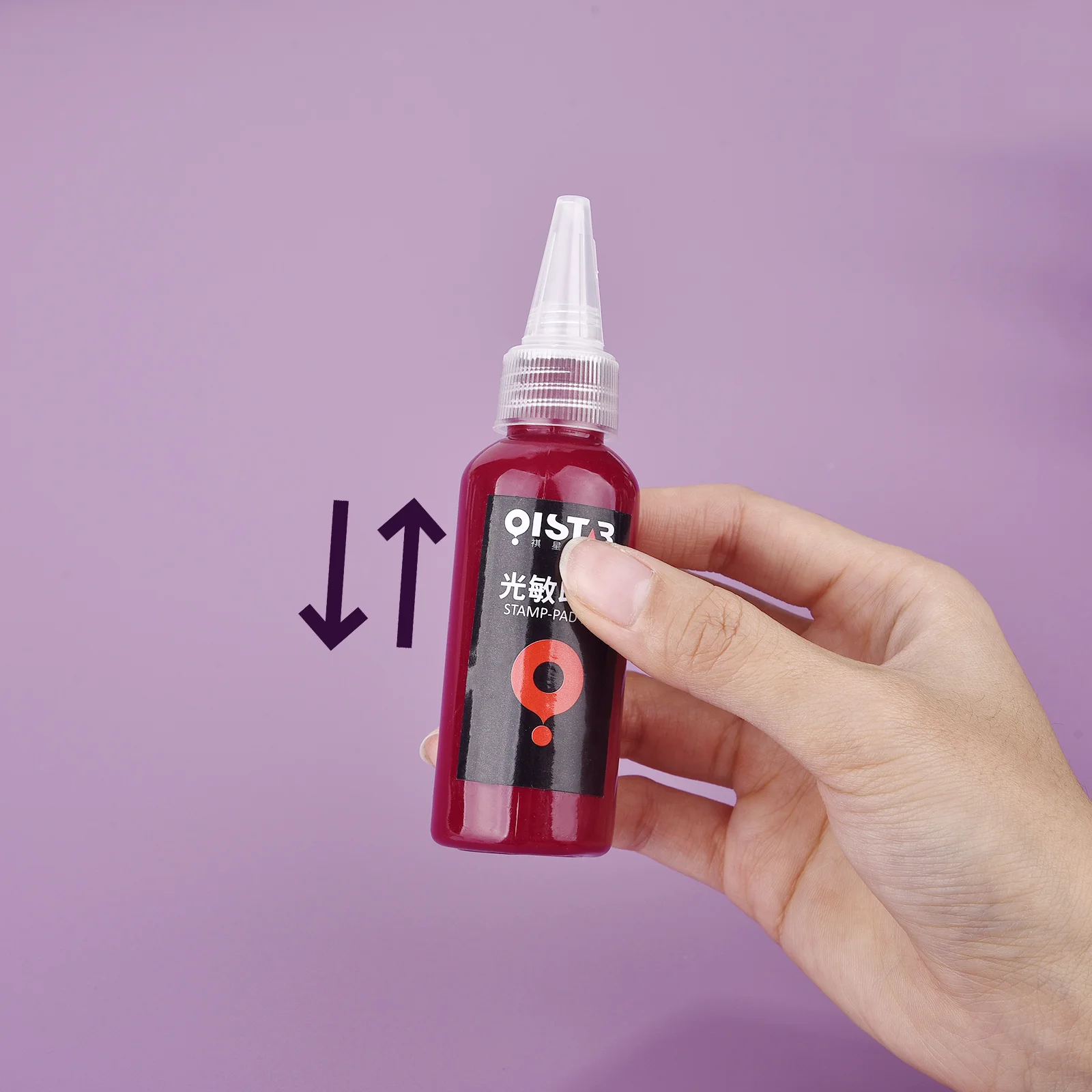 12 가지 색상 50ml 감광성 인쇄 오일 잉크 공식 인감 금융 스탬프 클리어러 스탬프 잉크 인쇄 오일 사무용품