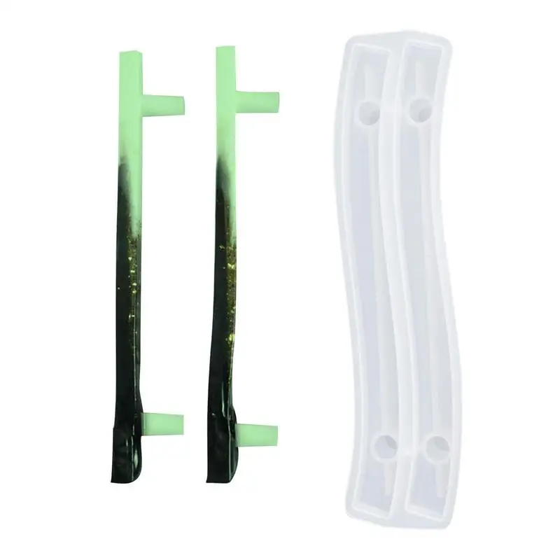 

DIY Fruit Tray Handle Epoxy Mold Decorative Handle Crystal Epoxy Resin Mold Handle Ornament Bending Tray Handle Silicone Mold