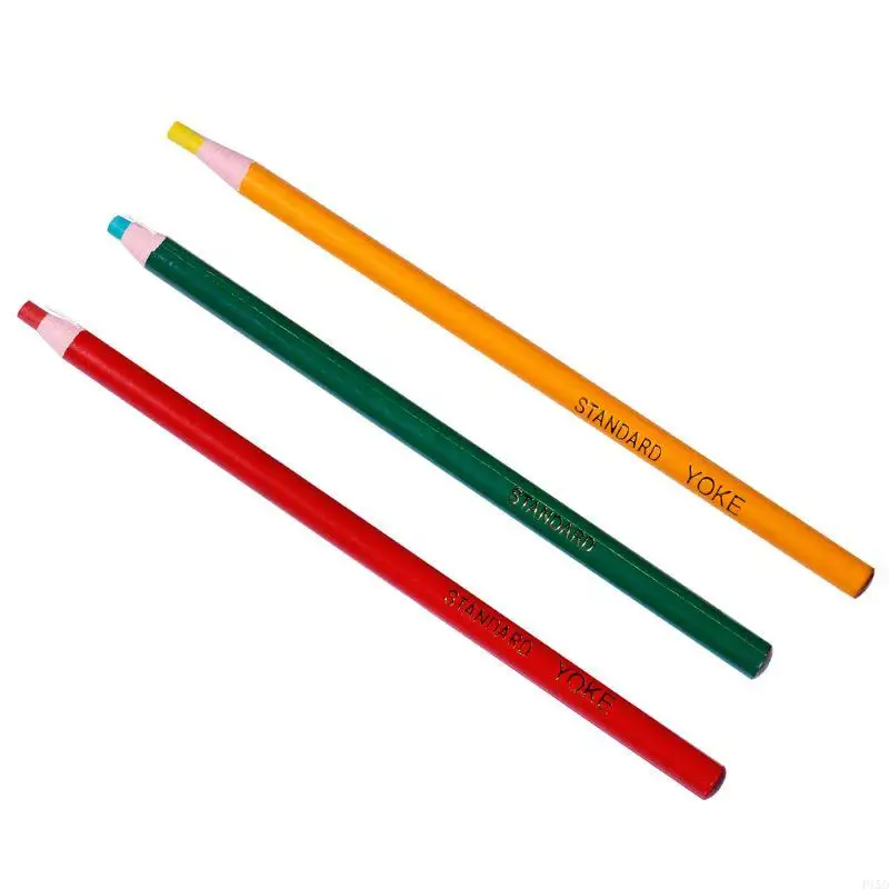 P15D 12Pcs Peel Off Marker Grease Pencil Colored Crayon Pen Paper Roll Wax Pencil For
