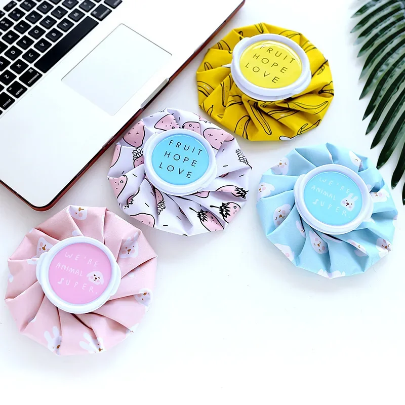 Ice Pack Cartoon Fabrics Cold Compresses Hot Compresses Ice Packs Physical Cooling Physiotherapy Bags Folded Water-filled Ice Packs