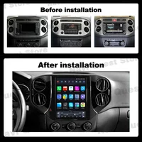 Autoradio Android 16 pour Volkswagen Tiguan 1 NF 2007-2016, GPS vertical, multimédia, navigation automobile, Carplay, GPS, nouveau BT, tactile, DSP 3