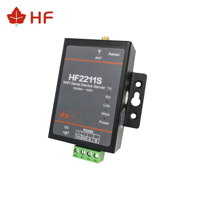 

Модульный преобразователь HF2211S с последовательным сигналом на WiFi RS485 на WiFi/Ethernet для промышленной автоматизации передачи данных TCP IP Telnet Modbus