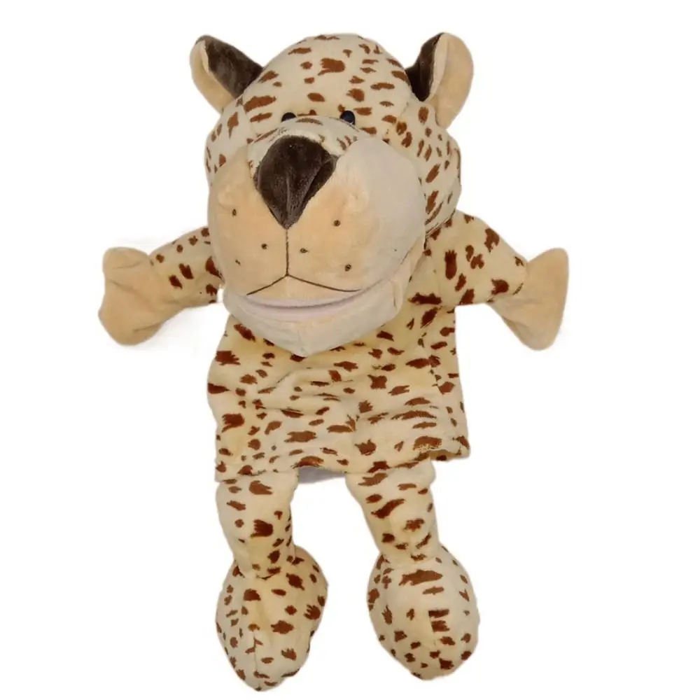 Jungle Animals Animal Hand Puppet Appease Toys Stuffed Animals Plush Hand Doll Interactive Props Lion Elephant Pig