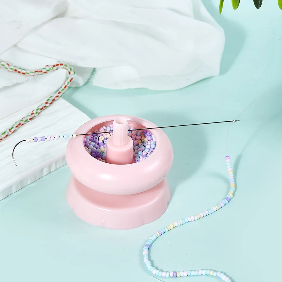 비즈 스피너 및 비즈 핀 플라스틱 스피닝 비즈 볼, DIY 시드 비즈, 허리 비즈 팔찌, 스핀 비즈 볼, 비즈 스피너