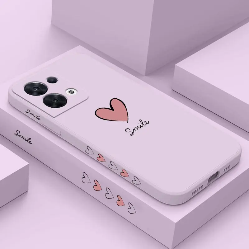 Big Red Heart Liquid Silicone Phone Case