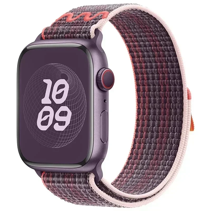 Nike Nylon Sport Loop Bracelet for Apple Watch - Compatible Sizes 42mm-49mm