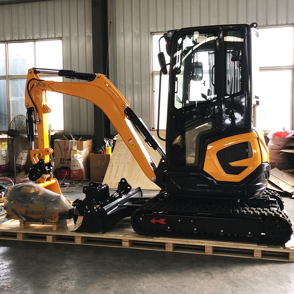 Heißer Verkauf 2,5 Tonnen Mini-Bagger Raupenbagger Hydraulisch CE EPA Euro 5 Maßgeschneiderter Diesel-Bagger für Bauarbeiten