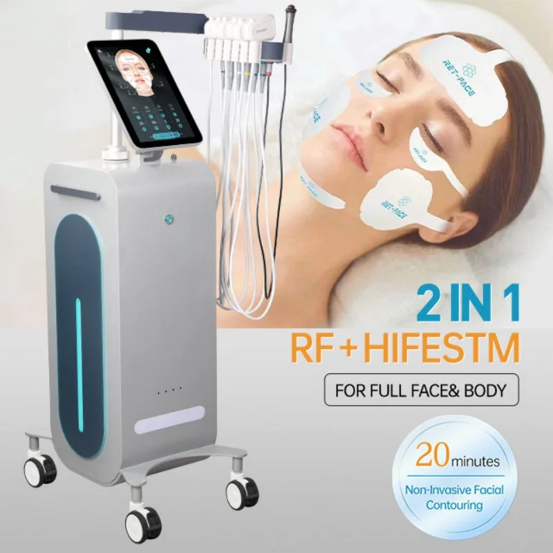 Face Lift Peface V Line Ems Facial Ems Rf Face Lifting Machine Skin Tightening Neck Lifting Wrinkle Removal Device