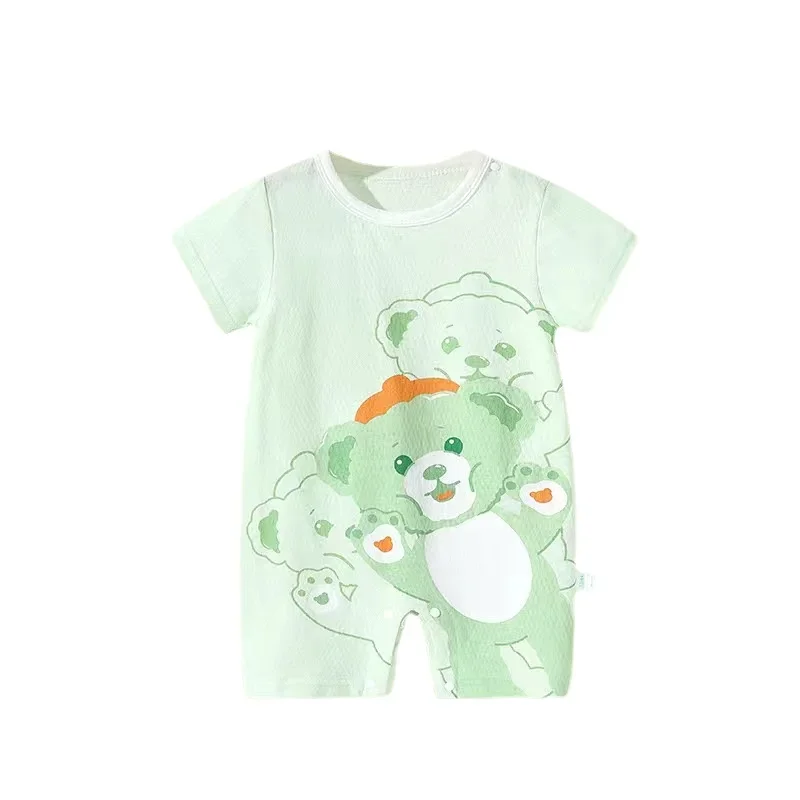 0-12M Unisex Baby Cotton Romper Summer Outfits