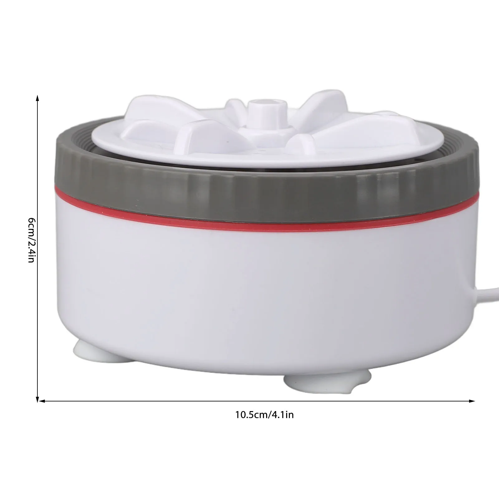 Mini Washing Machine 24W Mini Turbo Washing Machine Automatic Timed USB Powered Multifunction 5V 2A Speed Adjustable for Home