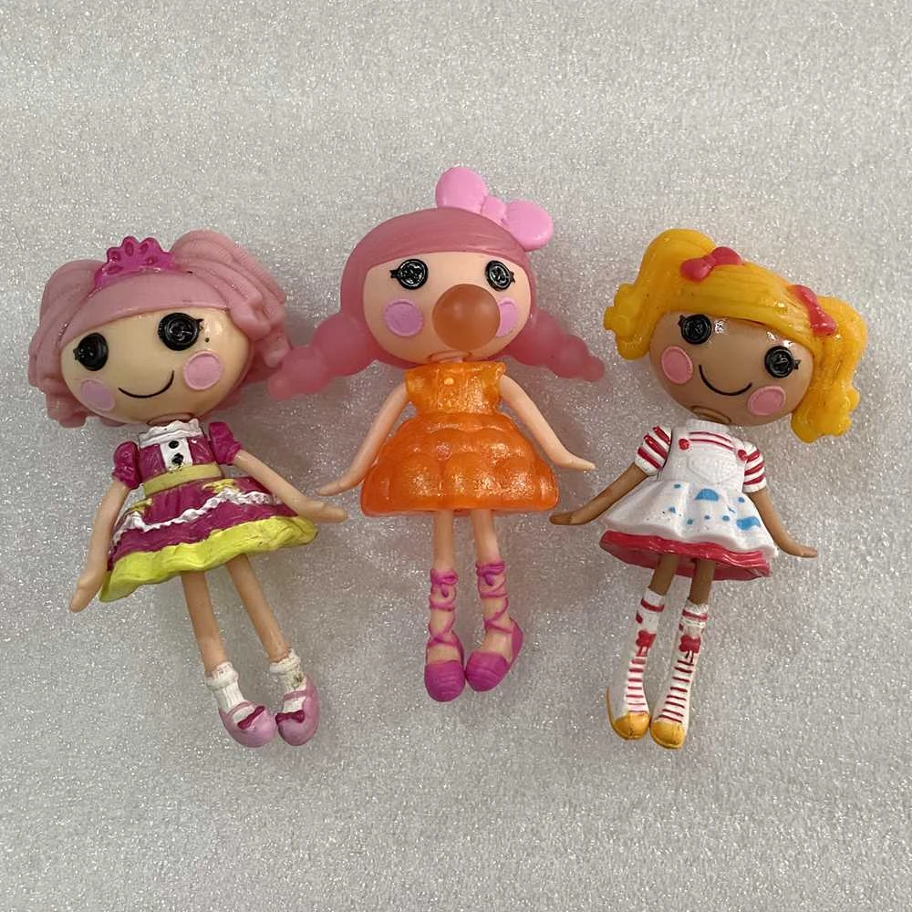 our generation dolls 6cm MGA Mini Button Eye Doll for Children Girls Cute Figures Christmas Gift rainbow dolls