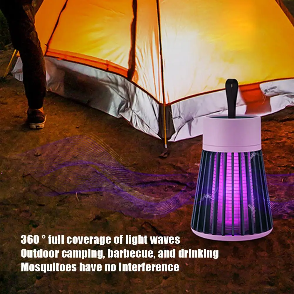 Outdoor And Indoor Electric Mosquito Zappers Mosquito Lamp Safe Mute Non-Radiation Trap Lamp Outdoor Camping Light USB Charging mosquito killer lamp mosquito lamp