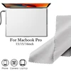 Microfiber Protective Film Cover Keyboard Imprint Protection Blanket Cleaning Cloth 13in/15/16in Compatible for MacBook Pro/Air 1