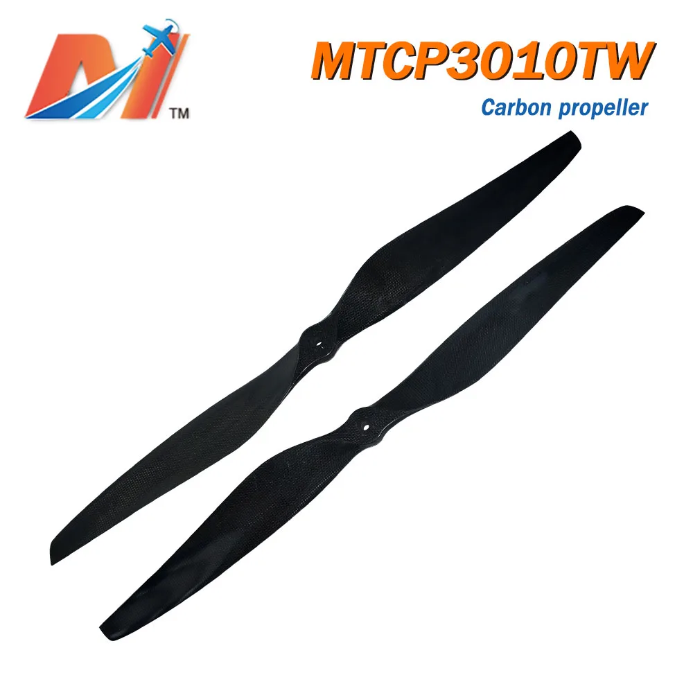 Maytech MTCP3010TW 30x10inch CW and CCW Propeller Prop for RC Fixed Wing Gas Plane Multirotor Agricultural Spraying Drone