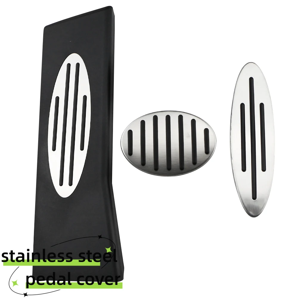 AT MT 자동차 페달 커버 BMW 미니 쿠퍼 JCW S F54 F55 F56 F60 R55 R56 R60 R61 액세서리 가속기 브레이크 레스트 페달 패드