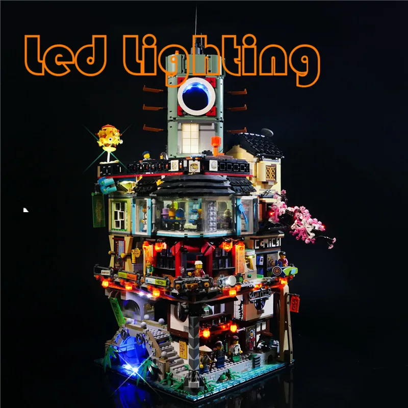 

Lighting Set For 70620 Ninjagosed City Movie Not Include Building Blocks (Only Led Light Kit)