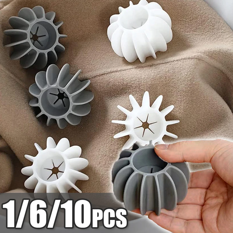 

Magic Laundry Balls Anti-tangle Clothes Reusable Silicone Laundry Ball Hair Remover Catcher Tool Washing Machine Cleaning Filter