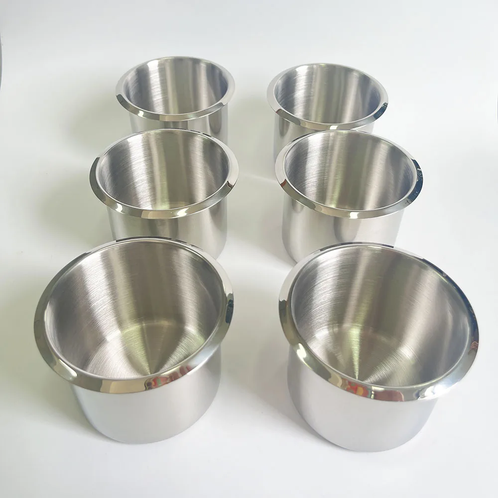 68mm 스테인레스 스틸 해양 보트 RV 컵 물 음료 병 홀더 녹슬지 않는 범용 수정 컵 홀더