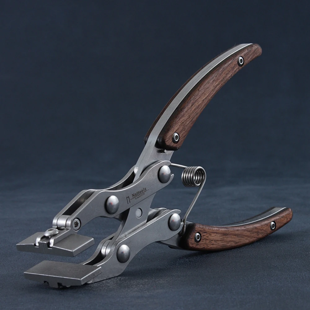 Nattools Professional Leather Flat Pliers Stainless Steel Parallel Pliers Handmade DIY Craftsman LeatherCraft Tools Leather Tool