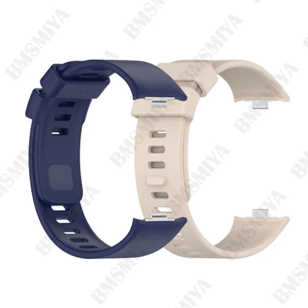 Set of 2 Breathable Silicone Sport Watch Straps - Universal Fit
