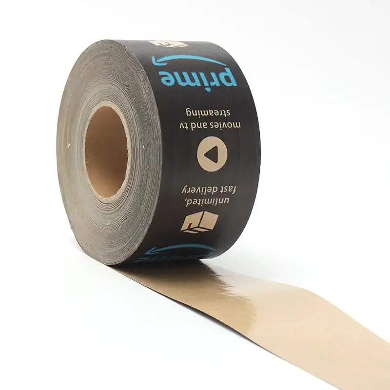 

custom,Custom Printed Logo Eco Friendly Recycled Water Activated 2 Inch Kraft Paper Gummed Tape