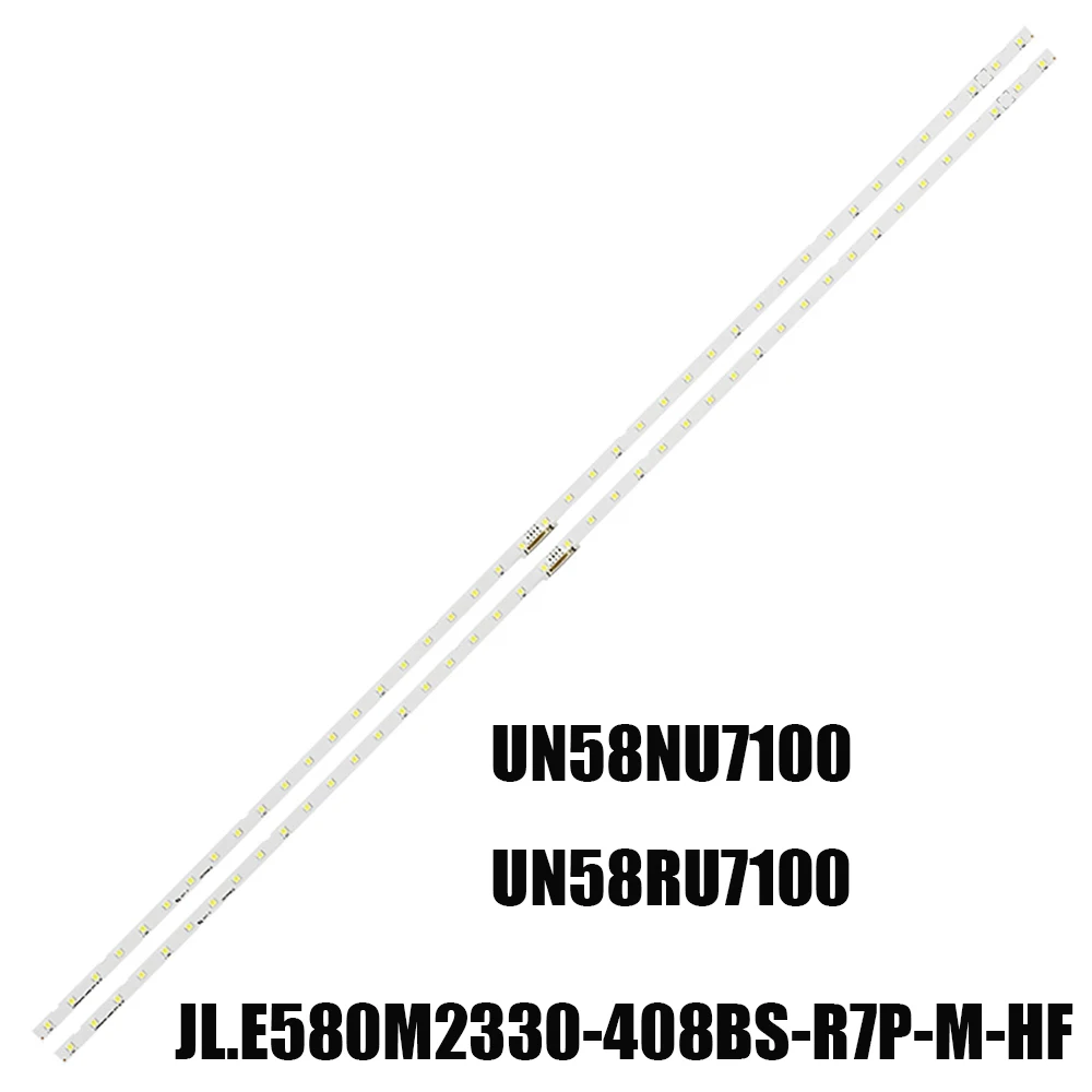 Tira de Retroiluminação Led para Samsung Ue58nu7100 Ue58ru7100 Un58nu7100 Ua58nu7100 Lm4100632a Bn9646866a Jl.e580m2330-408bs Novo - Imagem 3