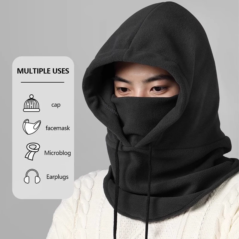 1Pc Winter Windproof Warm Cycling Equipment Bicycle Mask Skiing Face Cover Balaclava Headwear Sports Entertainment Accessories
