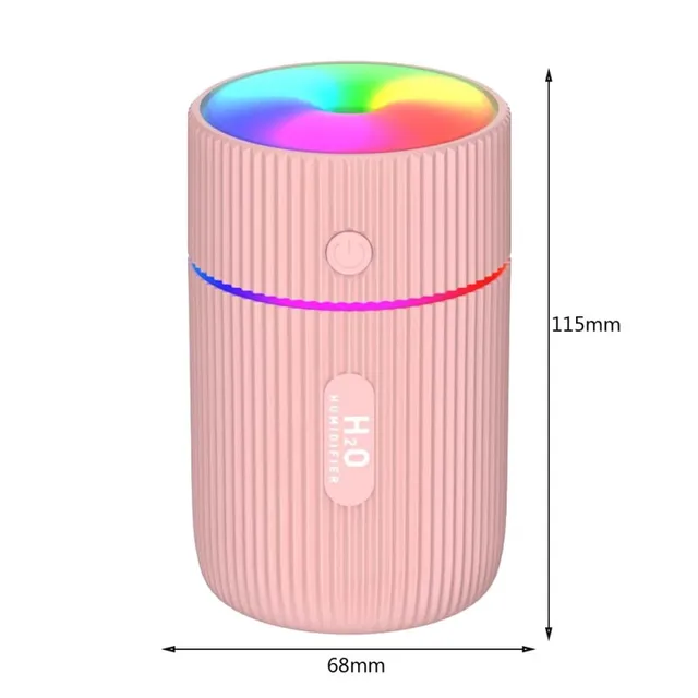 Humidifier Portable USB Ultrasonic Colorful Cup Diffuser Cool Mist Maker Air Humidifier Purifier With Light For Car 2