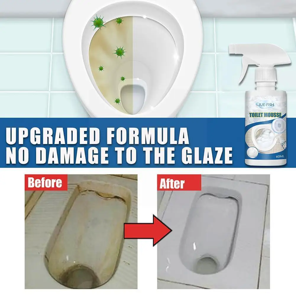 Toilet Foam Cleaner Multipurpose Powerful Toilet Cleaning Spray