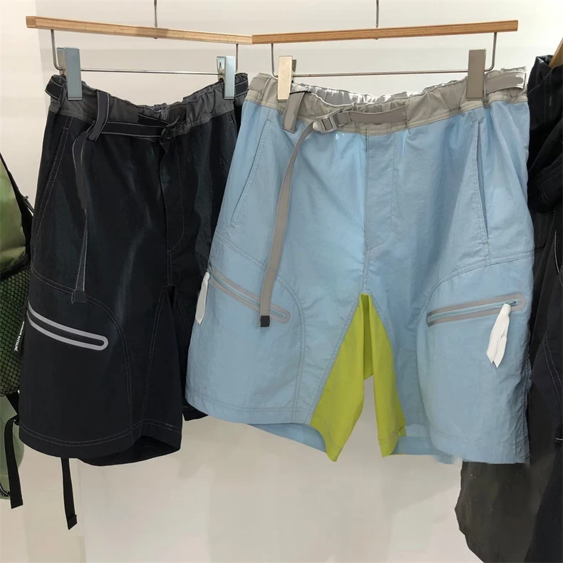 

Cargo shorts female niche 2023 spring and summer new design sense everything lap closed waist sports casual wide leg pants