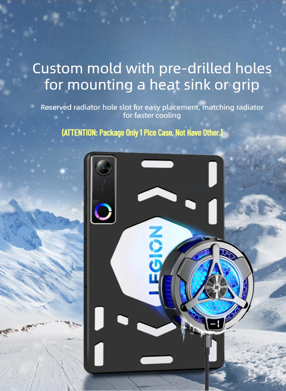 Premium Flip Case with Soft TPU and Hollow Cooling Design - Shockproof, Non-Slip Back Cover