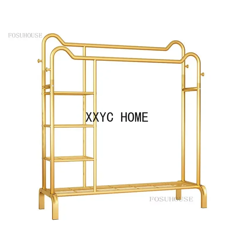 

Modern Luxury Coat Racks Bedroom Floor Cat Ear Clothes Hanger Home Balcony Drying Clothes Rack Clothing Store Drying Rack