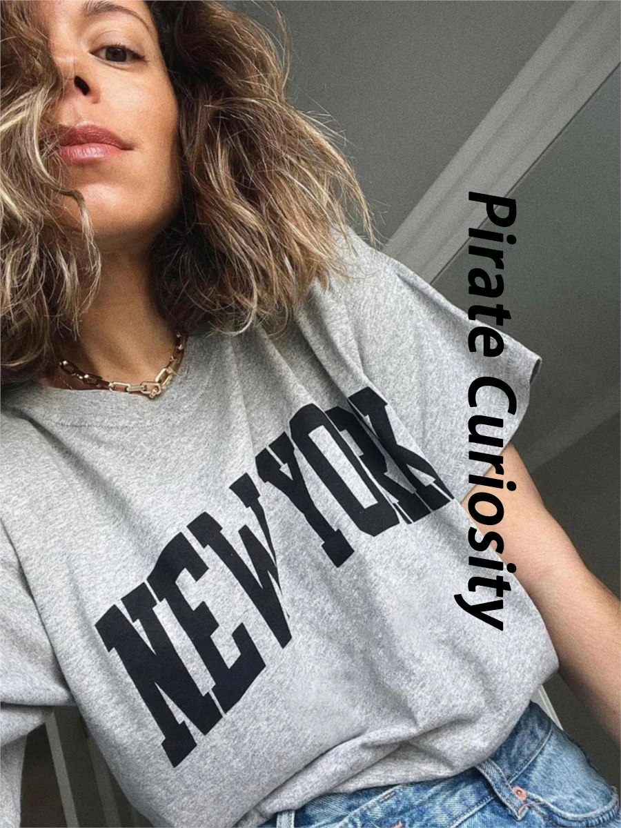 

Letter Print Tees 2024 New Summer Designer Classic O-neck Short Sleeve Cotton T-shirt Women Casual Fashion Tee Shirts Clothing