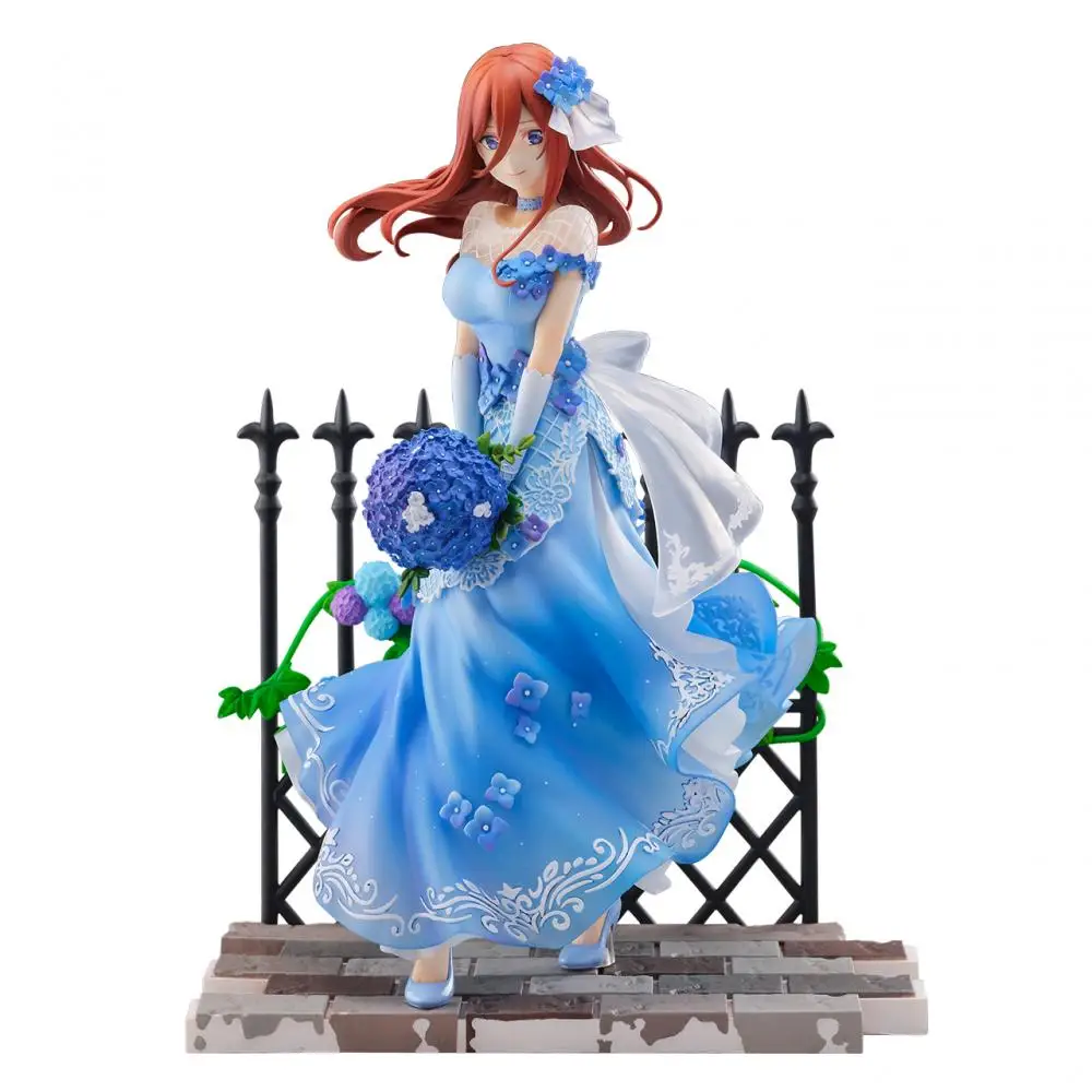 

Pre-Sale The Quintessential Quintuplets Nakano Miku Floral Dress Ver.Japan Anime Figure Model Toy Ornaments Action Figures Model