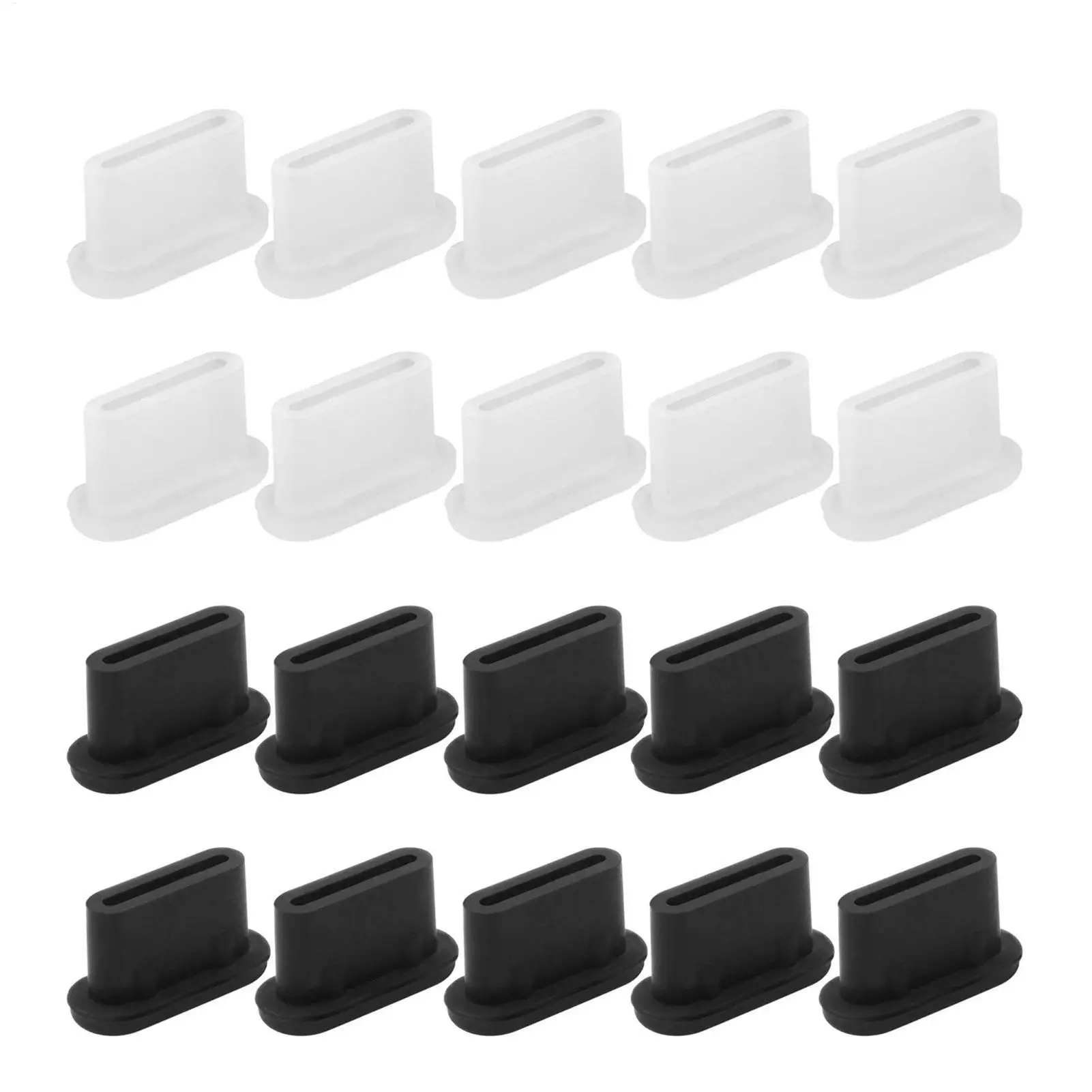 10PCS Type-C Silicone Dust Plugs Phone USB Charging Port Protector Cover Type C Anti-dust Caps