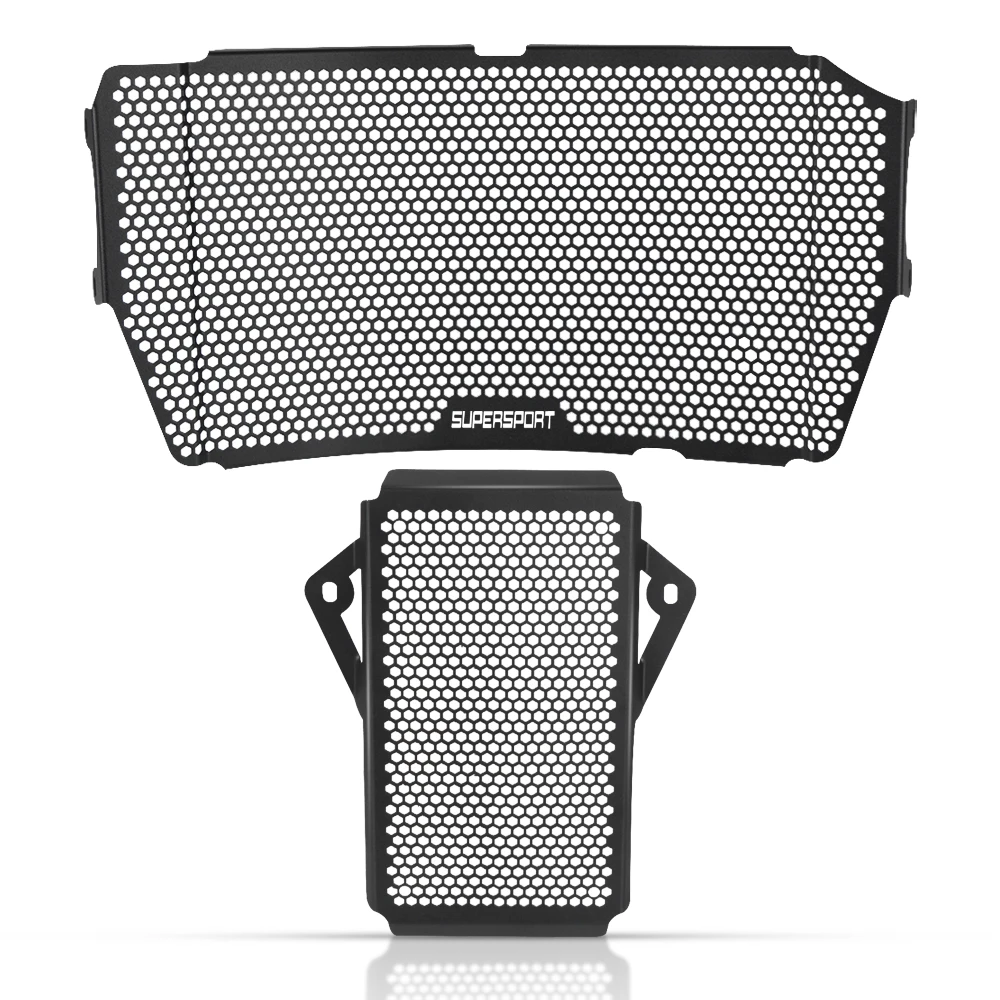 

For Ducati SuperSport 950 S 939S 2017-2021 950S 950 2022 2023 Radiator Guard And Oil Cooler Guard Set Protector SuperSport S/939