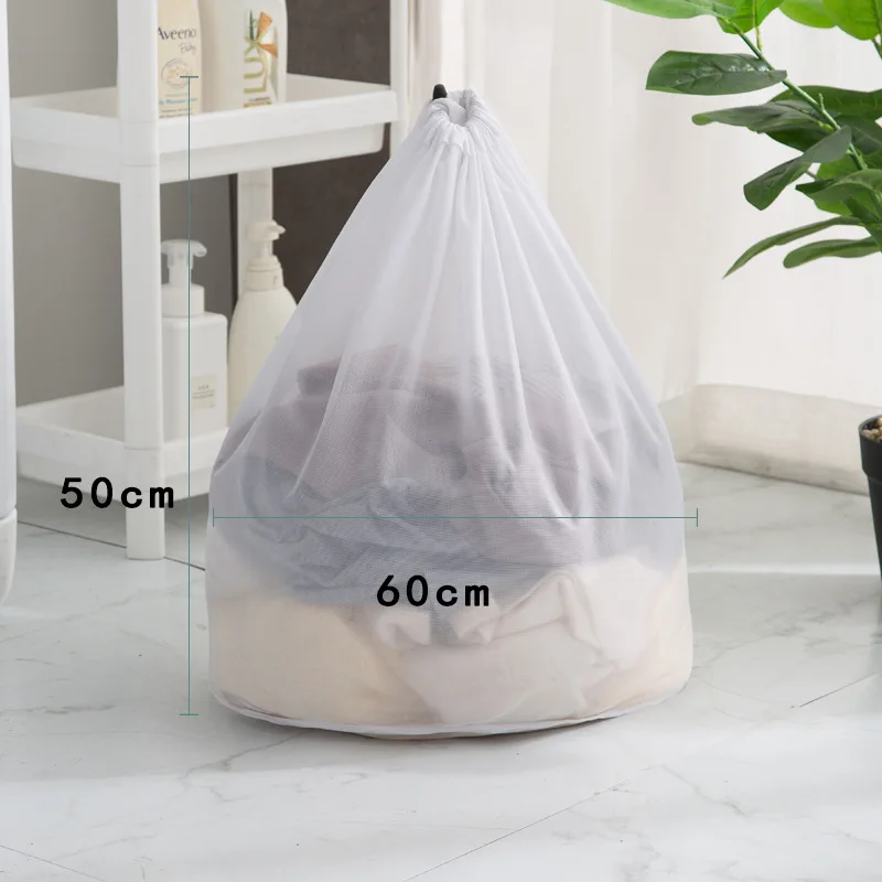 Sac à linge en maille fine durable avec serrure, sac à linge de grande  taille, 4 mailles, cordon de proximité, vêtements délicats, chaussettes de  lingerie, soutiens-gorge - AliExpress