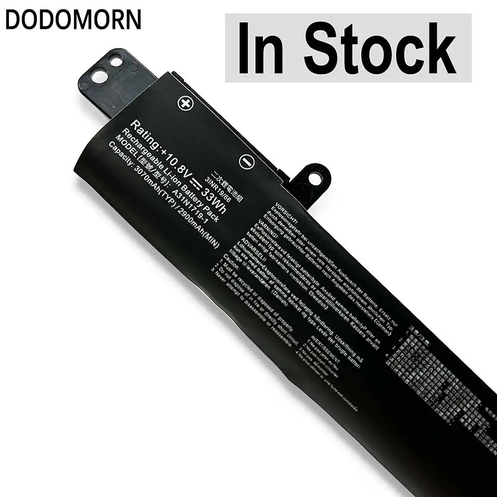 Dodomorn A31n1719 para Asus X407 X507 X407u X507u X407ma X407ua X407uf X507ma X507ua X507uf R507ua Bateria do Portátil 10.8v 33wh - Imagem 3