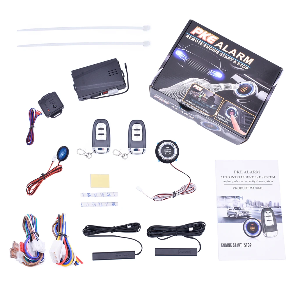 

Wholesale Car Alarm System pke Passive Keyless Entry System Push Button Ignition Lock Unlock for all cars