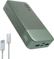 Portable Charger 20000mAh Power Bank 45W Power Bank Fast Charging Battery Pack with C to C Cable for iPhone Android Laptop