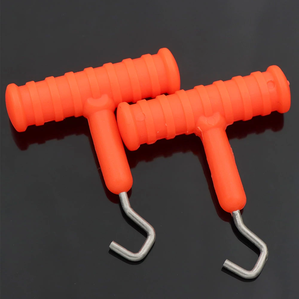 2pcs Carp Fishing Tools Hair Rig Making Puller Knot Tool For Fishing Hooklink Knotting Equipment