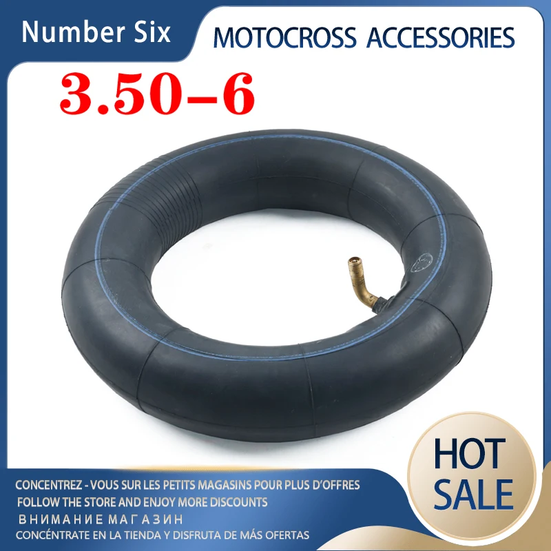 Inner and outer tube 4 10 4 00 3 50 6 with curved valve butyl rubber