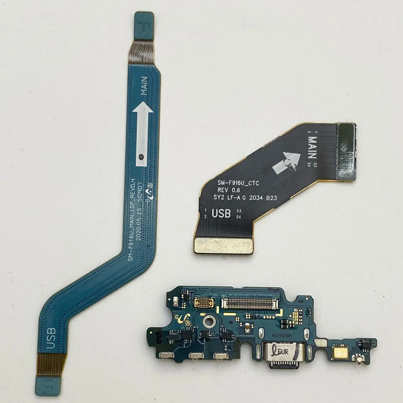 USB Charging Port Dock Port Main Signal Antenna Flex Cable For Samsung Galaxy Z Fold 2 Fold2 5G F916 F916B F916U F916N
