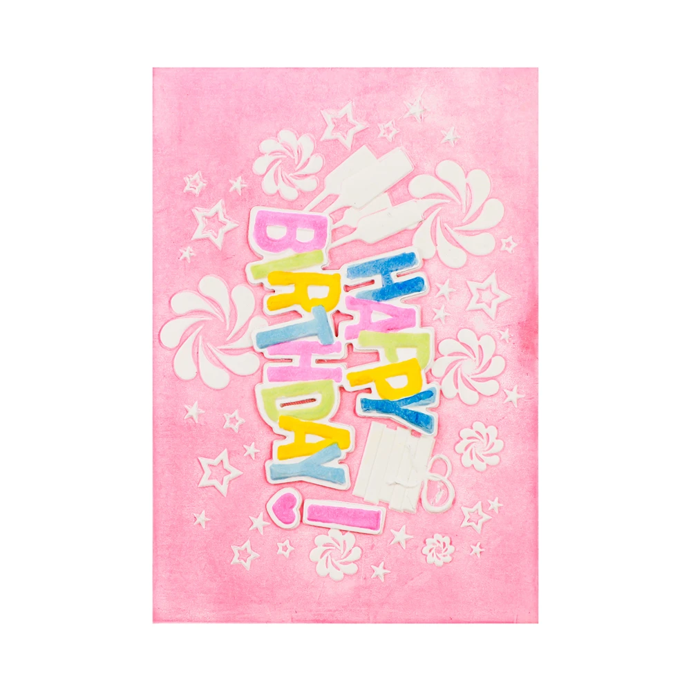 Love sunflower doodle 3D embossing folder and dies set HAPPR BIRTHDAY Stencil For DIY Adding texture paper card decoration