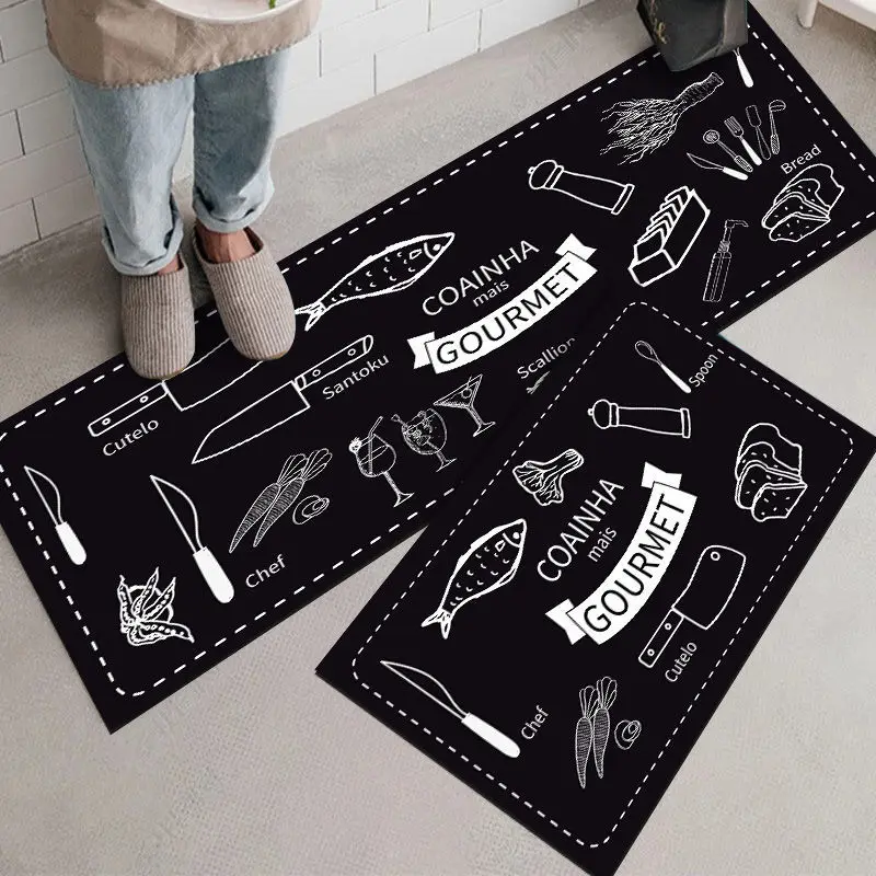 LongKitchenMatsforFloorNonSlipWashableBathroomDoormatTatami