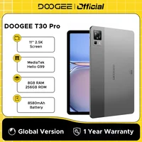 Global Version DOOGEE T30 Pro Tablet 11'' 2.5K Display TÜV SÜD Certified 8GB 256GB Helio G99 Quad Speaker 20MP Camera 8580mAh 1