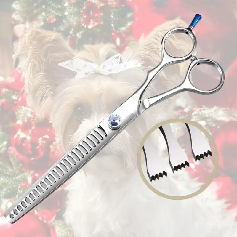 Belbel Beuty 7.5" Pet Grooming Thinning Scissors – Chunkers For Dogs & Cats, UK Made