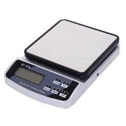 Waterproof Smart Kitchen Scale with USB Rechargeable Digital Precision and Calibration Features - 15KG-1g (Electronic Scale)