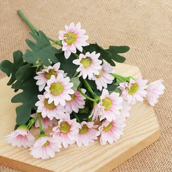 Silk Daisy Artificial Flowers for Home and Event Decoration (Pink)